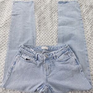 Pacific Sunwear Light Wash Low Rise Straight Leg Jeans